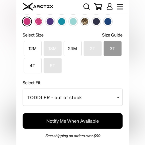 Arctix Toddler Snow Bibs - Sold Out Online - Picture 7 of 7